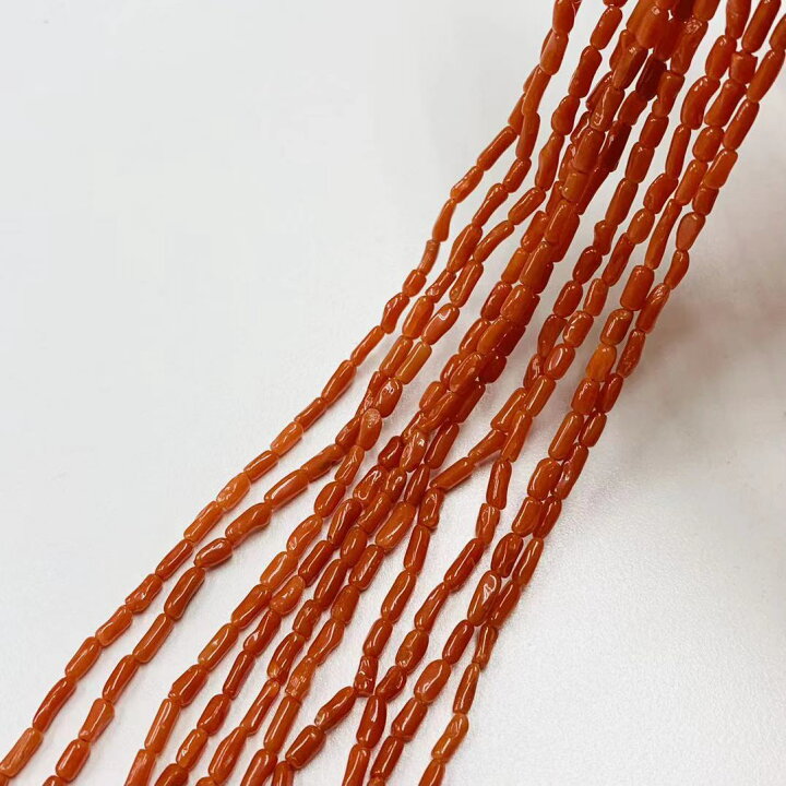 楽天市場】サンゴ 珊瑚 ネックレス シルバー SV 10連 60cm 51.5g : 39 