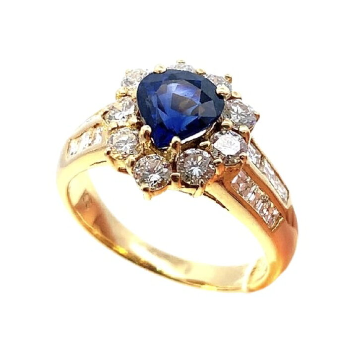 楽天市場】1.33ct スリランカ産 サファイヤ ダイヤモンド デザイン 
