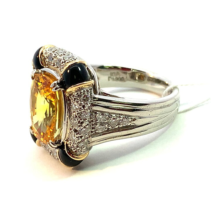 楽天市場】4.31ct スリランカ イエローサファイア ダイヤモンド 