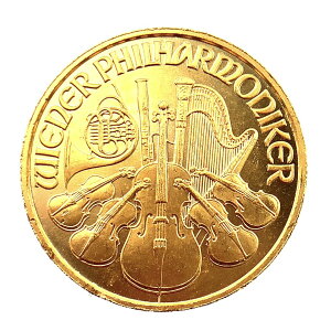 ウィーン金貨 オーストリア造幣局発行 1995年 3.1g 24金 1/10オンス 純金 音楽 楽器 コイン イエローゴールド コレクション Gold