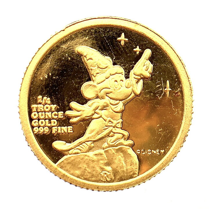 楽天市場】ディズニー金貨 ミッキー アメリカ 24金 純金 7.7g コイン 