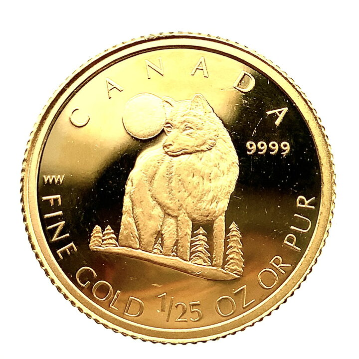 楽天市場】犬金貨 カナダ 2007年 1.2g 1/25オンス エリザベス女王 純金 