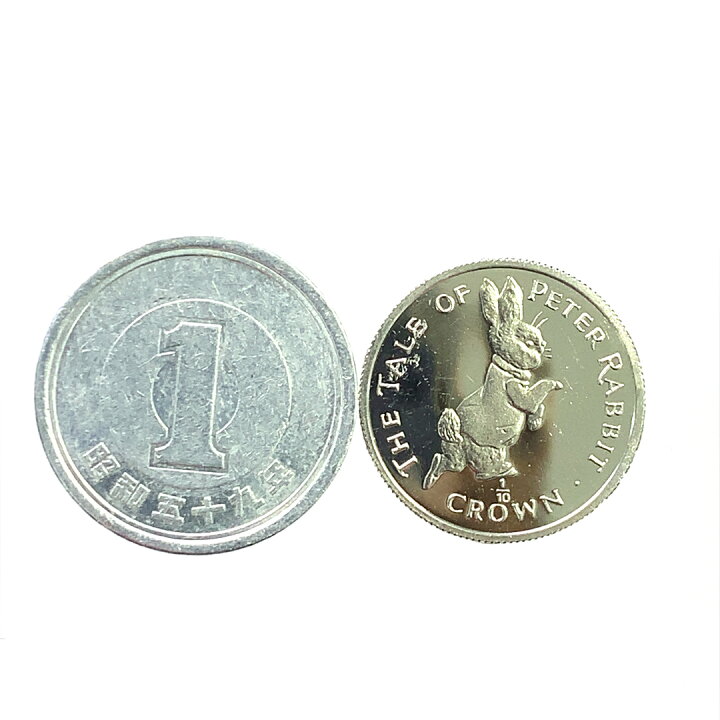 楽天市場】ピーターラビット金貨 エリザベス女王 1/5オンス 1995年 3.1 