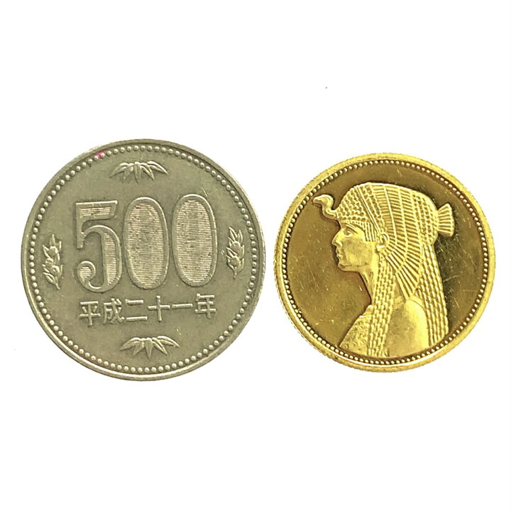 楽天市場】クレオパトラ金貨 エジプト 50ポンド 1993年 21.6金 8.5g  