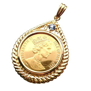 Vg GWF } 1991N 1/20IX K18/22 4g CG[S[h RC y_ggbv Gold