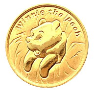 くまのプーさん Disney ディズニー金貨 1.2g 純金 24金 GOLD コレクション 美品