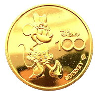 ディズニー金貨 ミッキー 24金 純金 3.1g コイン コレクション Gold
