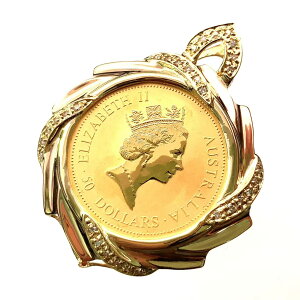 �J���K���[���� �I�[�X�g�����A 1996�N ���� 23.5g 1/2�I���X K18/24 �C�G���[�S�[���h �y���_���g�g�b�v