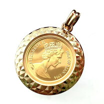 楽天市場】エリザベス 金貨（ペンダントトップ｜レディースジュエリー 