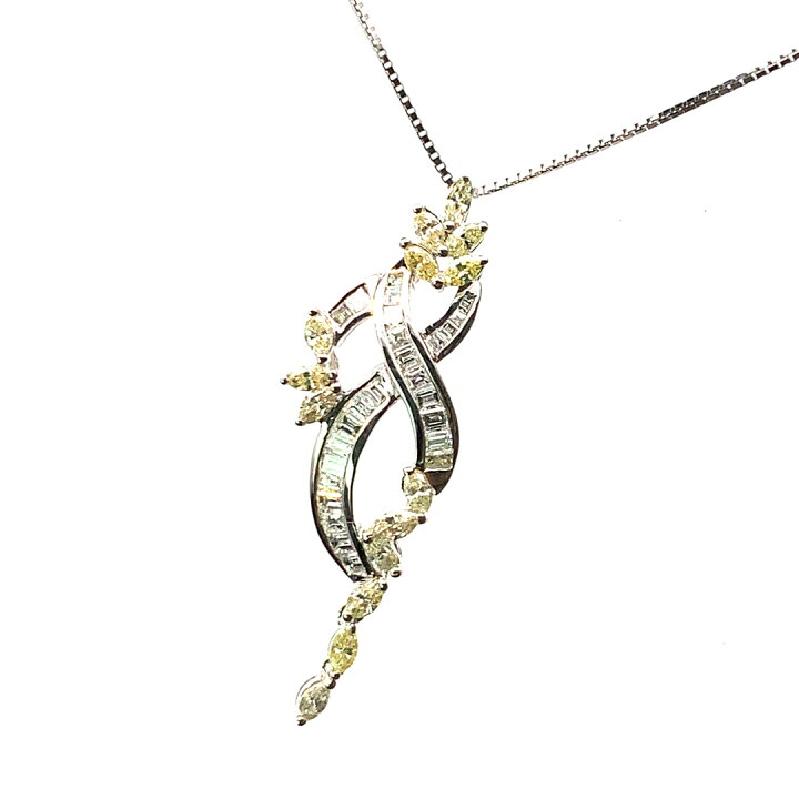 楽天市場】ダイヤモンド 1.20ct ネックレス ペンダントトップ K18WG  
