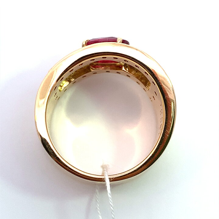 楽天市場】ルビー 1.31ct ダイヤモンド デザイン リング イエロー 