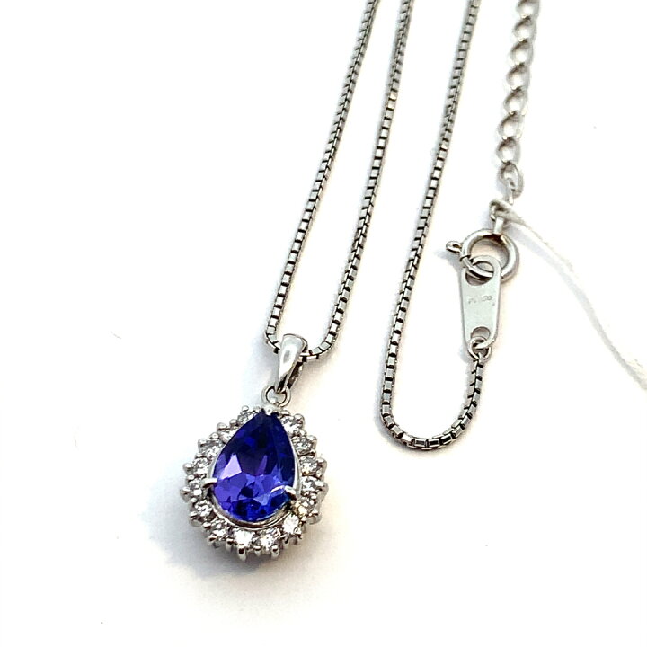 楽天市場】1.47ct タンザナイト 0.35ct ダイヤモンド ネックレス 