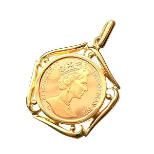 Vg GWF } 1991N 1/20IX K18/22 4.1g CG[S[h RC y_ggbv Gold