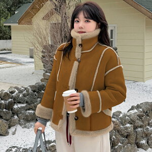 �傫���T�C�Y �A�E�^�[ ���f�B�[�X ���[�g���� �W���P�b�g �X�G�[�h���n×�t�F�C�N�t�@�[ �������n �X�^���h�J���[ �t�@�[�� 2WAY ���[�v�{�^������ �V���O���u���X�g �p�b�`�|�P�b�g ������