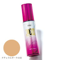 DHCファンデーション Q10モイスチュアケア クリアリキッドファンデーション40g ナチュラルオークル02 デ…