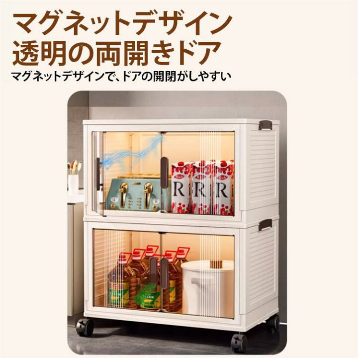 楽天市場】収納ボックス 折りたたみ キャスター付き 収納 ボックス 大 