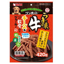 サンライズ　うま味牛とチーズ軟骨入りジャーキー緑黄色野菜　通常在庫品