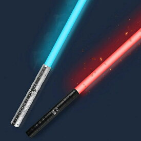 「動画あり] LED ライトセーバー 2本セット充電式 14色 合体可能 光る刀 光る剣 コスプレ カラーチェンジ TIKTOK 撮影用小道具 光るソード 光るおもちゃ 誕生日 プレゼント led パーティーグッズ　送料無料