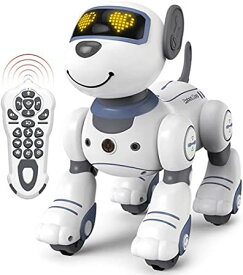 子供のためのロボットおもちゃロボット犬、笑顔の電子ペット犬 ロボットおもちゃ 犬 電子ペット ロボットペット 最新版ロボット犬 子供のおもちゃ 男の子 女の子おもちゃ 誕生日 子供の日 クリスマスプレゼント