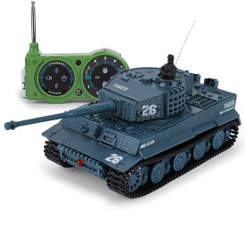 「ラッピング対応」戦車 ラジコン 戦車2.4 リモートコントロール ミニ戦車、回転砲塔と音付き