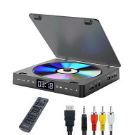 DVD/CDプレーヤー HDMI端子搭載 最大1080Pの解像度 ポータブル DVD/CDプレイヤー 超小型 空間を占めず A-…