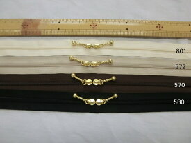両開きコイルファスナー50cm/金具