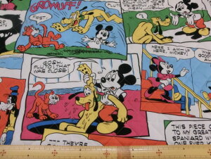 ミッキーマウス /キルティング 【Disney】