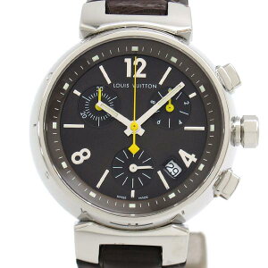 ルイヴィトン タンブールクロノ 34mm Q1321 レディース 腕時計【Aランク】【中古】