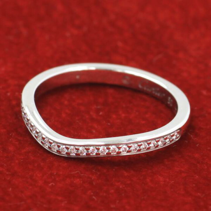 楽天市場】カルティエ バレリーナウェディングリング/パヴェダイヤ#50  