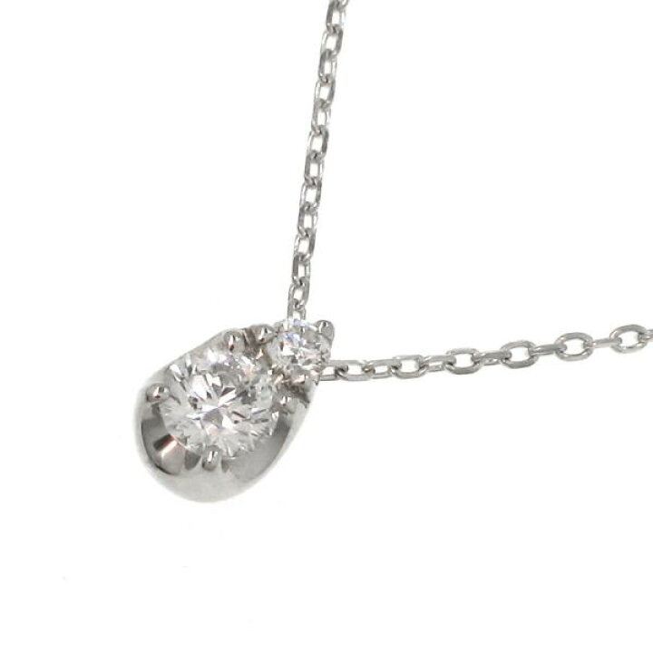 楽天市場】ポンテヴェキオ Pt999ティアドロップモチーフネックレス  