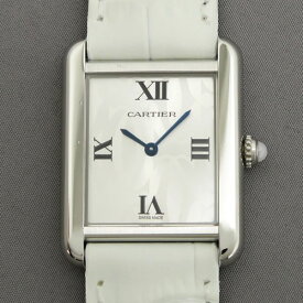 カルティエ タンクソロSM W:24×H:30mm W1019555 レディース 腕時計【Aランク】【中古】