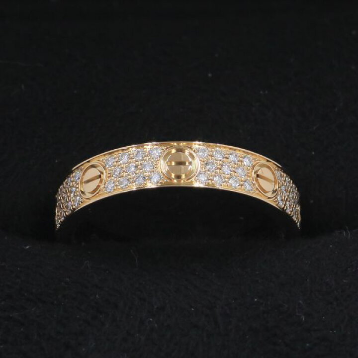 楽天市場】カルティエ ミニラブリング/パヴェダイヤ#51(日本サイズ10.5  