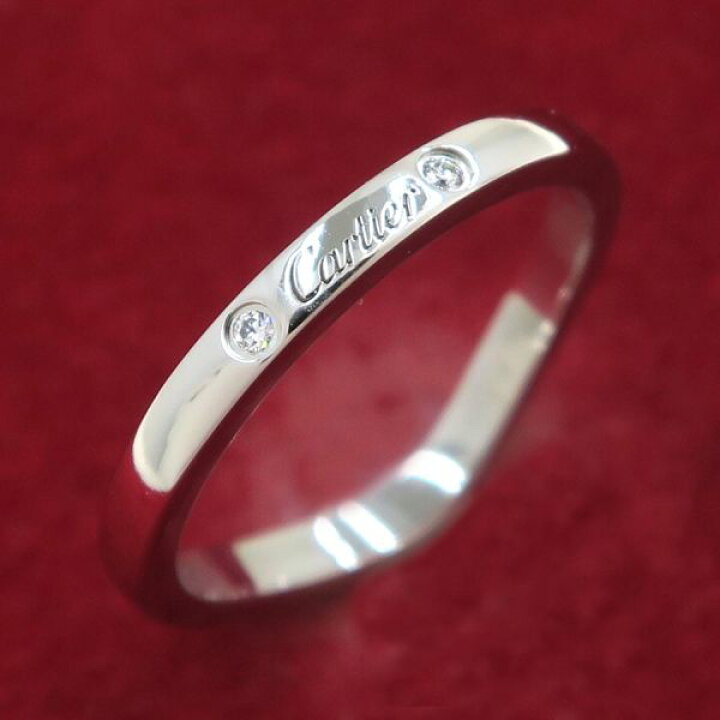 楽天市場】カルティエ バレリーナリング/ダイヤ3P#49(日本サイズ9号  