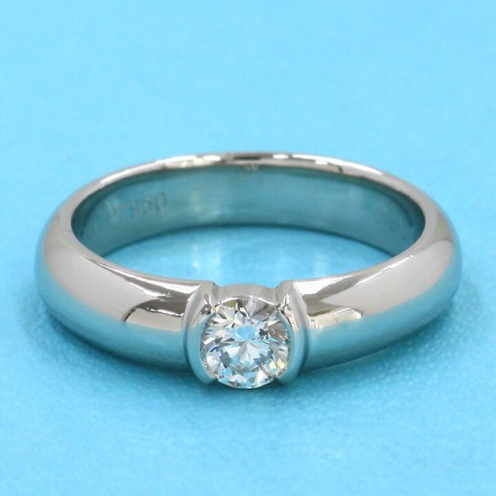 楽天市場】ティファニー ドッツソリティアリング/D0.27ct#7.5近辺  