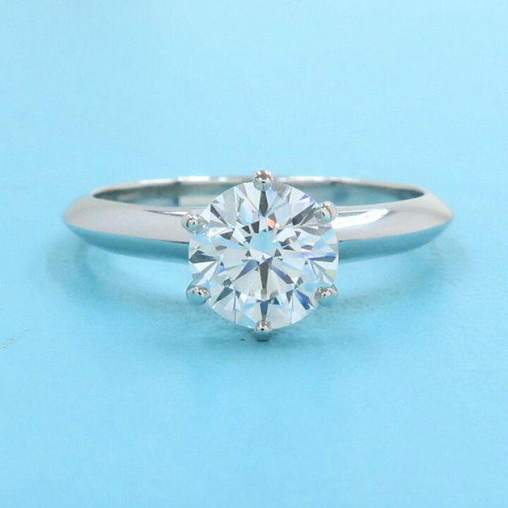 楽天市場】ティファニー ソリティアリング/D1.03ct#11近辺 【無料  