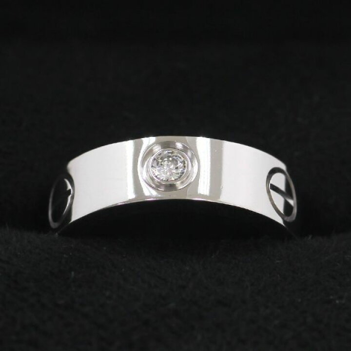 楽天市場】カルティエ ラブリング/ハーフダイヤ#48(日本サイズ7.5号  