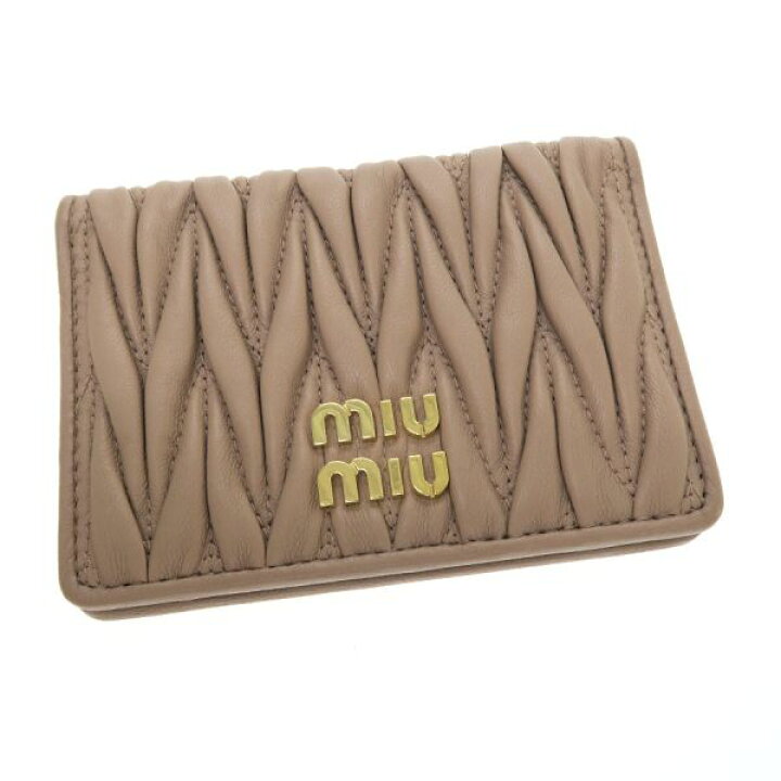 楽天市場】ミュウミュウ マテラッセ・カードケース 5MC103【Aランク  