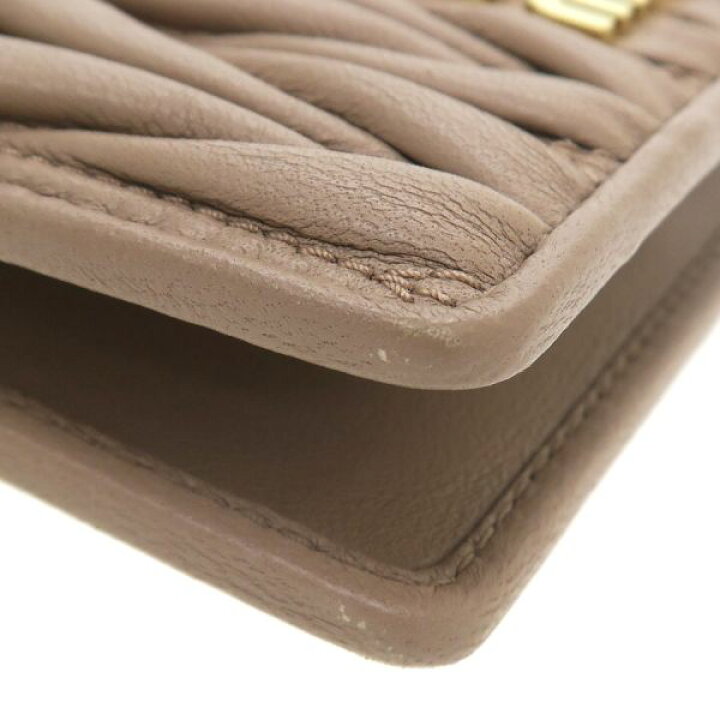 楽天市場】ミュウミュウ マテラッセ・カードケース 5MC103【Aランク  