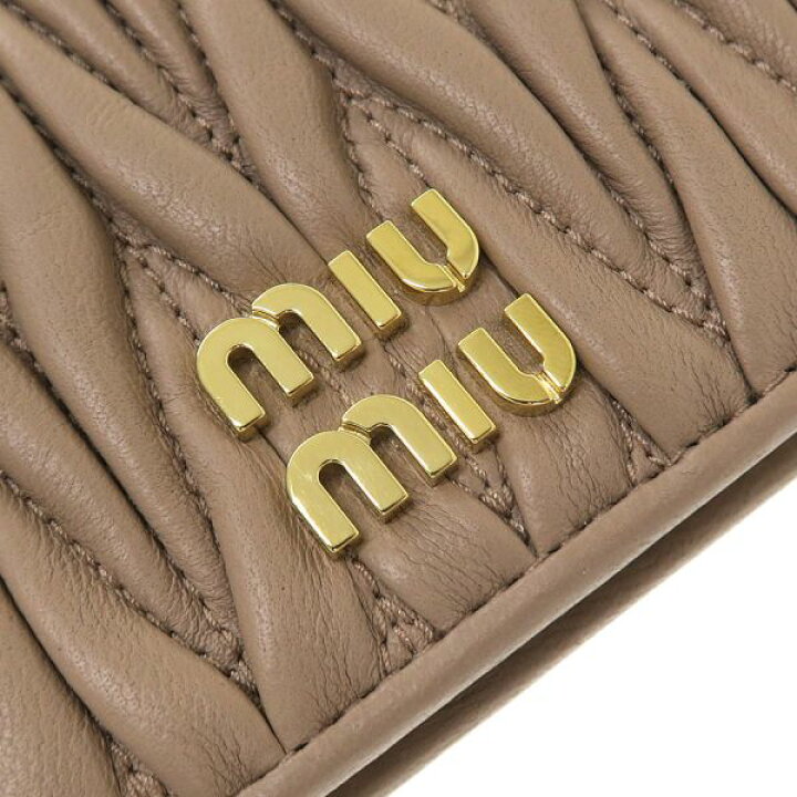 楽天市場】ミュウミュウ マテラッセ・カードケース 5MC103【Aランク  