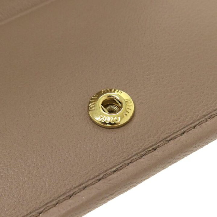 楽天市場】ミュウミュウ マテラッセ・カードケース 5MC103【Aランク  