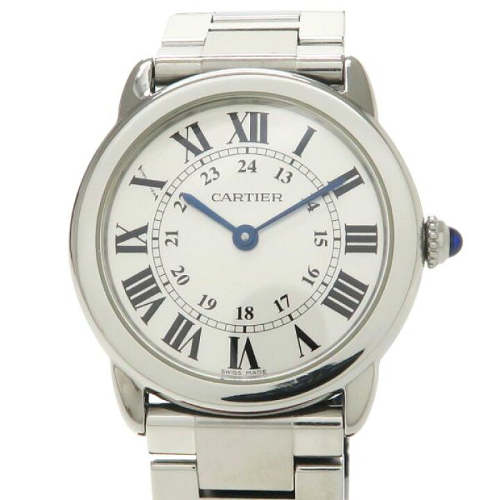 楽天市場】カルティエ ロンドソロSM 29mm W6701004 レディース 腕時計  
