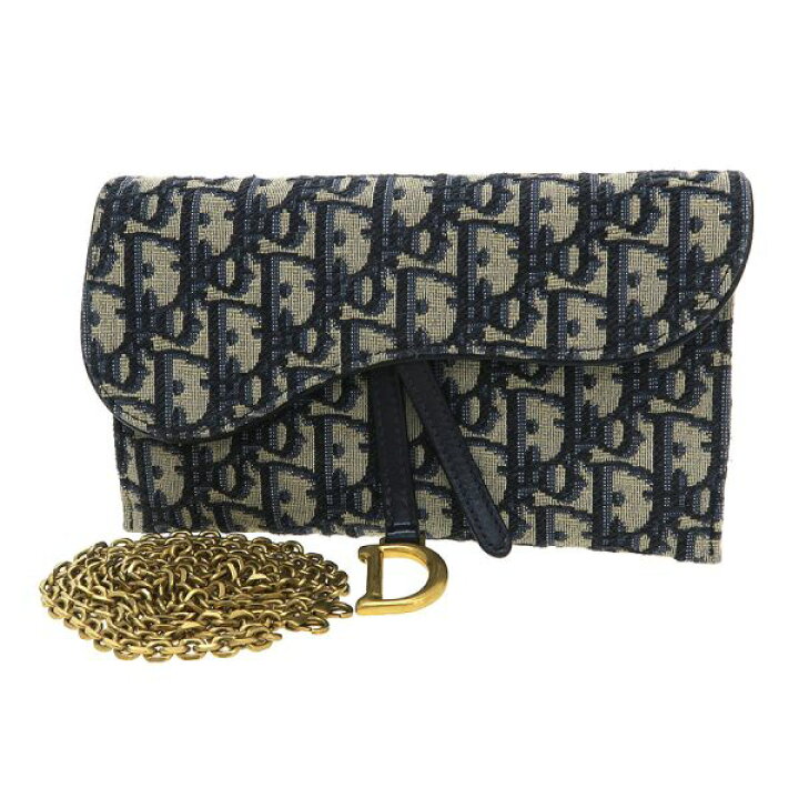 楽天市場】クリスチャン・ディオール Saddle チェーン付きロング  