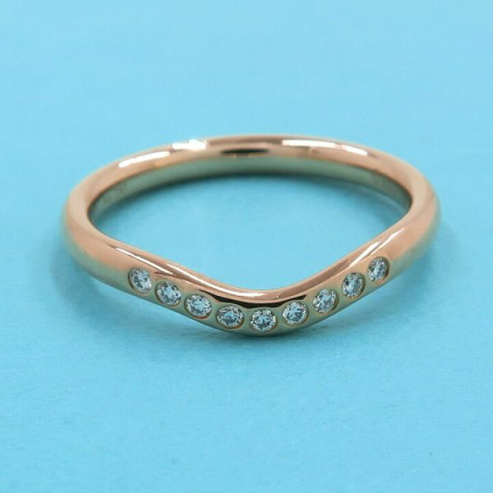 ティファニー スタッキングバンドリング/3Pダイヤ#6.5 【無料ギフト  