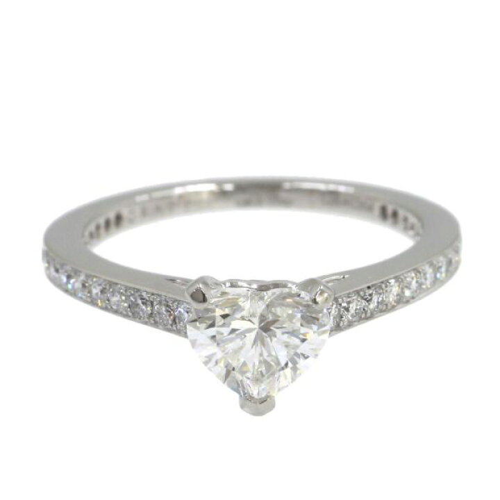 楽天市場】グラフ フレームダイヤリング/ハートシェイプ/D0.80ct#10  