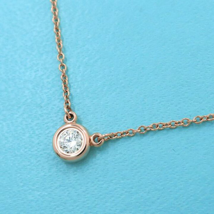 楽天市場】ティファニー バイザヤードネックレス/D0.17ct 【無料ギフト  