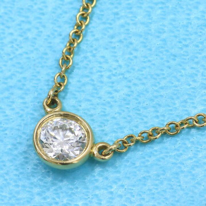楽天市場】ティファニー バイザヤードネックレス/D0.21ct 【無料ギフト  