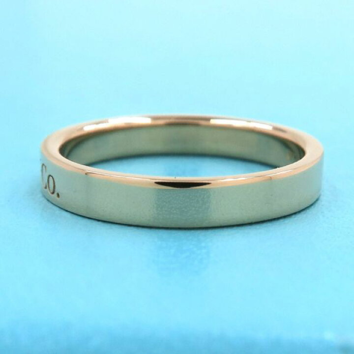 楽天市場】ティファニー フラットバンドリング/3MM#11近辺 【無料  