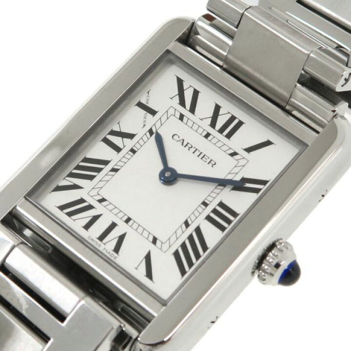 楽天市場】カルティエ タンクソロSM W:24×H:30mm W5200013 レディース  