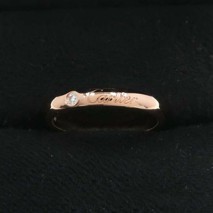 楽天市場】カルティエ Cドゥカルティエリング/1Pダイヤ#50(日本サイズ  