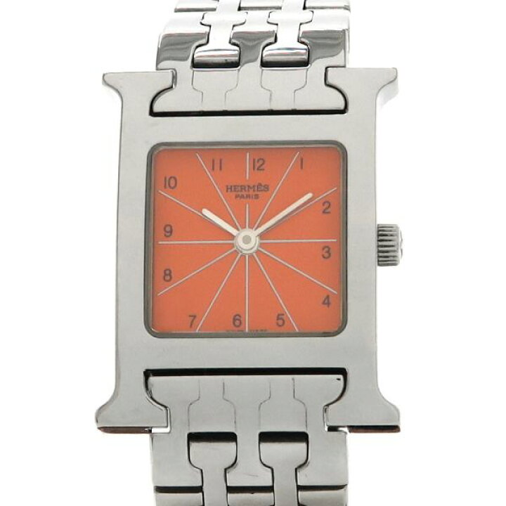 楽天市場】エルメス Hウォッチ W:21×H:30mm HH1.210 レディース 腕時計  